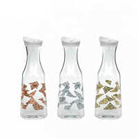 Holar Taiwan Made Rose Gold Silver Printed Plastic Fruit Juice Bottle