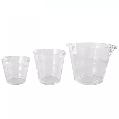 Holar Taiwan Made Acrylic Plastic Ice bucket for Champagne Wine Beverage