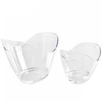Holar Taiwan Made Large Clear Acrylic Wine Champagne Bucket with Handles