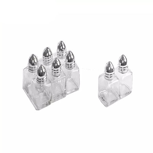 Holar Taiwan Mademini Glass Salt And Pepper Shaker For Dining Table Application: Industrial