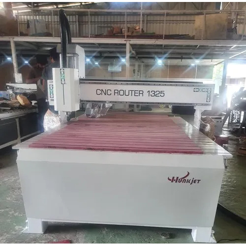 White Automatic Cnc Wood Cutting And Engraving Machine