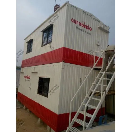 Sliding Window Steel Modular Portable Office Cabin