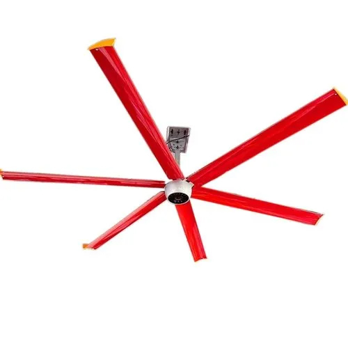 Aluminum Hvls Industrial Fan Aluminium Red Blades