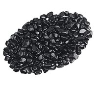 Black Obsidian Tumbled Stone - Occasion: Gift