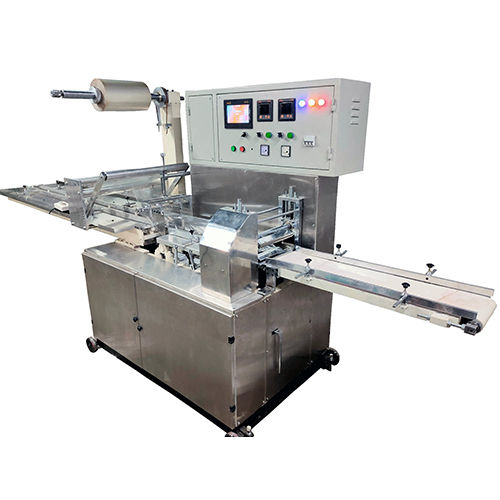 Semi-automatic On Edge Biscuits Packing Machine