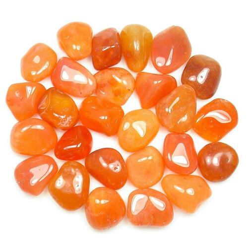 Carnelian Tumbled Gemstone - Size: 10-20 Mm