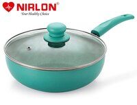 Nirlon Induction Galaxy Green Cookware Combo Gift Set