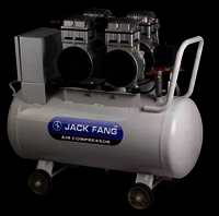 4 Hp ac single phase Jack Fang 2 x 2Hp 150 Ltr Oil Free Air Compressor