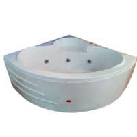 Acrylic Corner Bathtub - Finish: Glossy