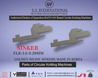 Sinker FLK-3.6 0.28MM GOLDEN Weave Brand