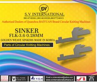 Sinker FLK-3.6 0.28MM GOLDEN Weave Brand