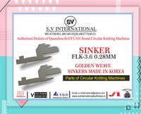 Sinker FLK-3.6 0.28MM GOLDEN Weave Brand