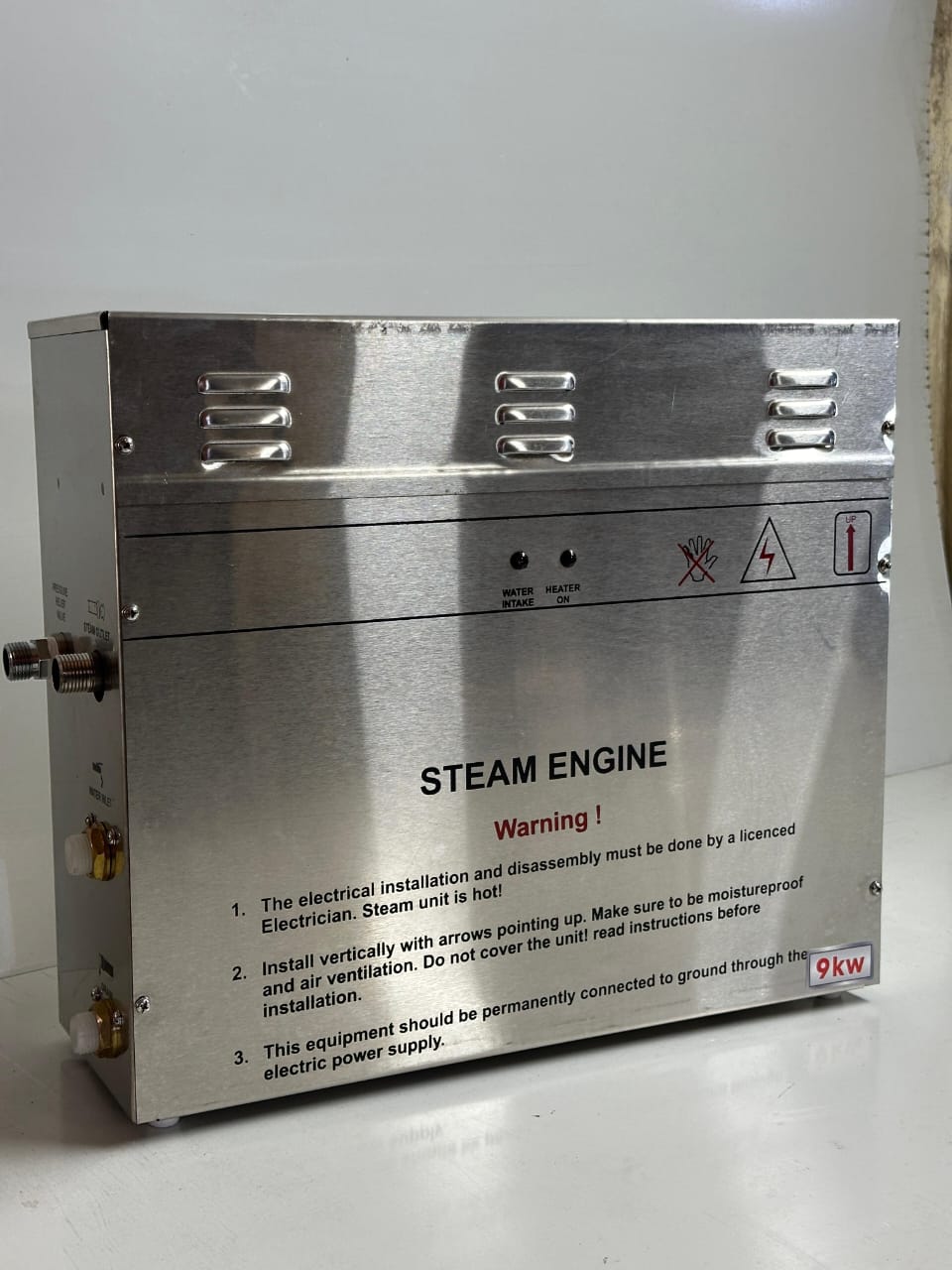 Stainless Steel Steam Bath Generator - Engine Type: Air-Cooled