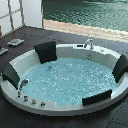 Glossy Acrylic Spa Bathtub