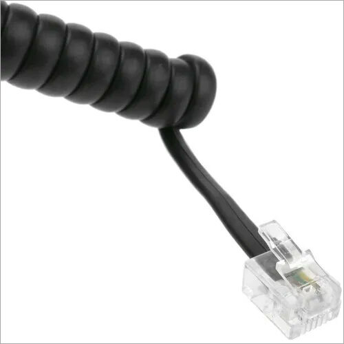 Telephone Cable - 90m Length, Round Conductor Shape, Versatile Jacket Color for Industrial Applications
