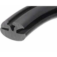 Glazing Rubber Gasket - Rigid Black Design, Available In Various Thickness For Industrial Applications