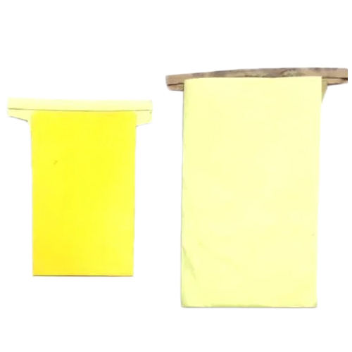 Yellow Metal Fold Seed Packet 