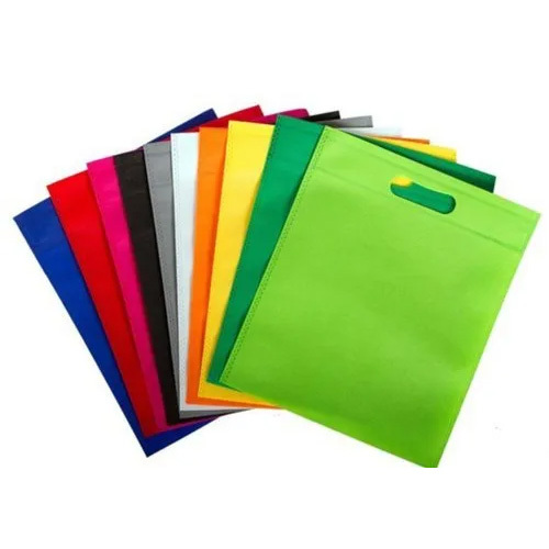Multi Color D Cut Bags - Non Woven Fabric, Patch Handle, Shopping Bag Style | Ideal for Effective Shopping Solutions with Feasible Handling