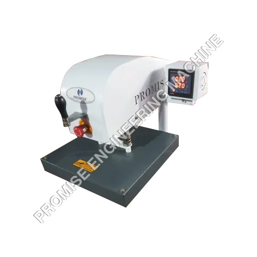 White Semi Automatic Heat Transfer Machine