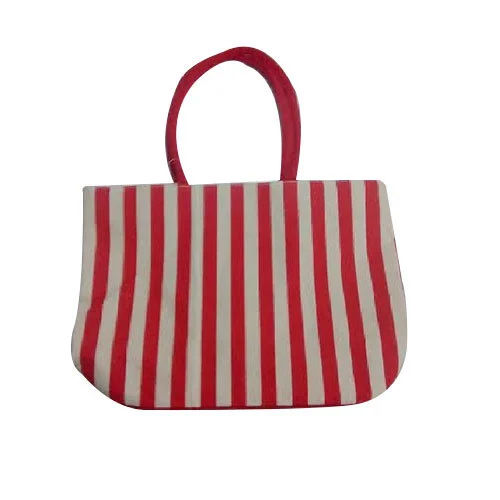 Red Jute Fashion Canvas Bags