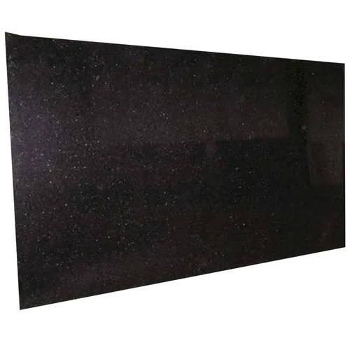 Black Granite Slab - Polished Finish, Different Sizes Available, Elegant Deep Black Hue for Stunning Surface Applications