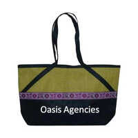 Jute Designer Printed Bag