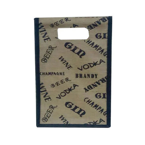 4x5x4cm Two Bottle Jute Wine Bag