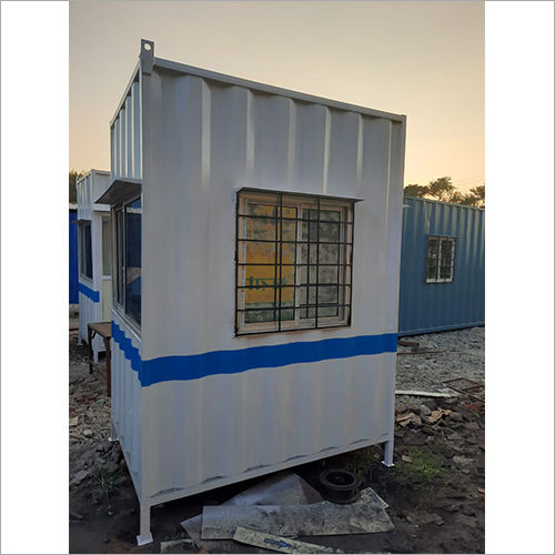 White Portable Security Cabin