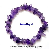Amethyst Chips Bracelet - Round Purple Chips, Love And Friendship Occasions | Exporter And Wholesaler Of High-quality Amethyst Stone Jewelry