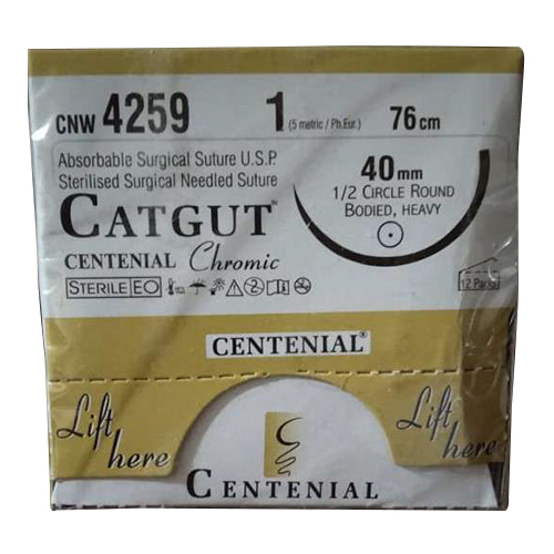 Catgut 76cm Absorbable Surgical Suture USP