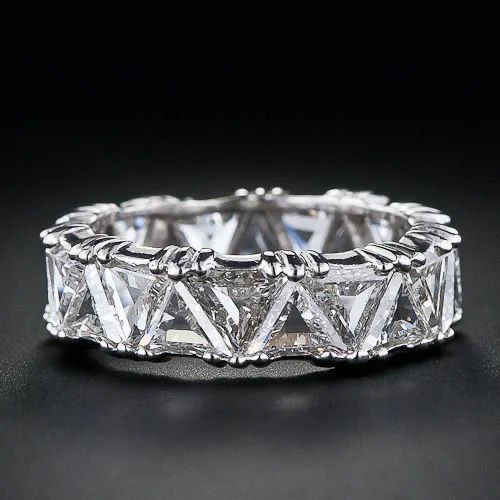 Couple Bands Diamond Rings - Diamond Cut: Excellent