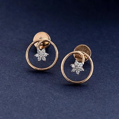 Ladies Diamond Earrings Excellent