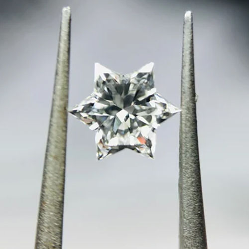 Star Shape Lab Grown (Cvd) Diamond - Diamond Shape: Round Cut