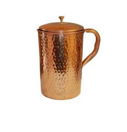 COPPER HAMMERED JUG