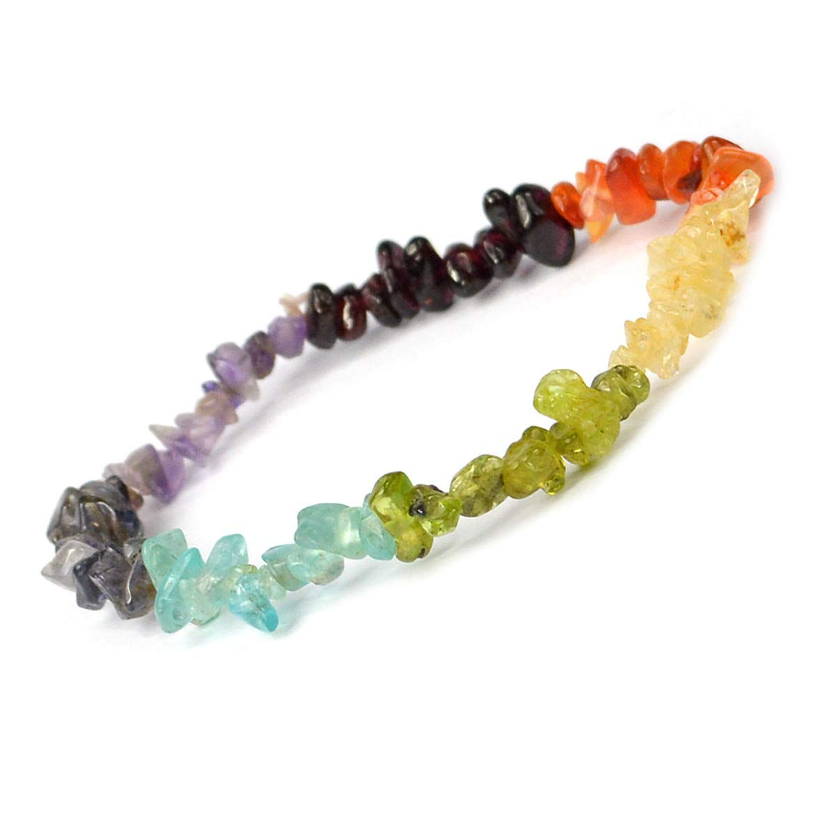 7 Chakra Chips Bracelet