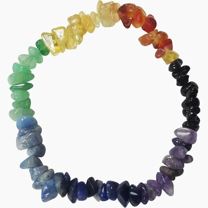 7 Chakra Chips Bracelet