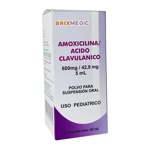 600mg Amoxicilina Acido Clavulanico Oral Suspension
