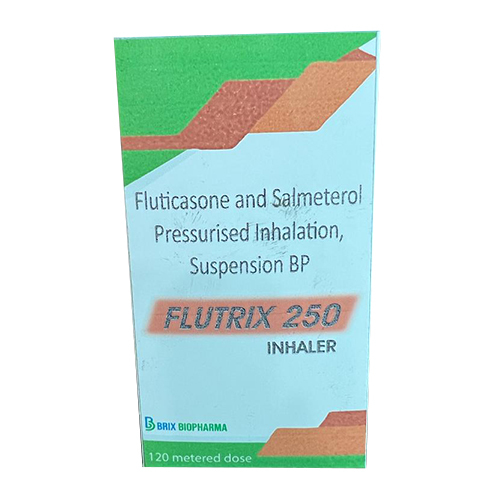 Flutrix 250 Fluticasone And Solmeterol Pressurised Inhalation Suspension BP Inhaler