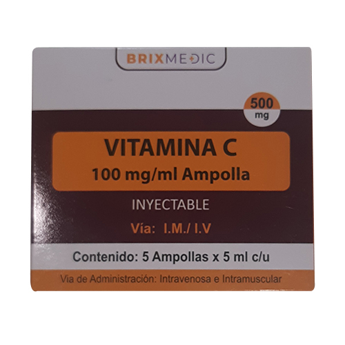  Vitamina C Injectable 100mg
