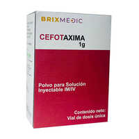Cefotaxima Injectable - 1g Liquid Antibiotic Solution | Suitable For All Ages, Fast-acting Treatment For Bacterial Infections, Administered Under Medical Supervision