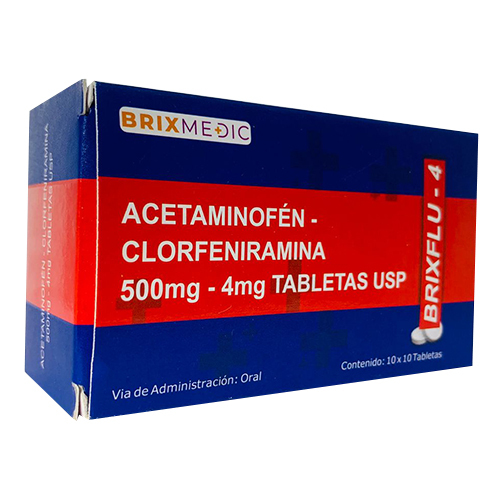 Acetaminophen Clorfeniramina Tablets USP 500mg