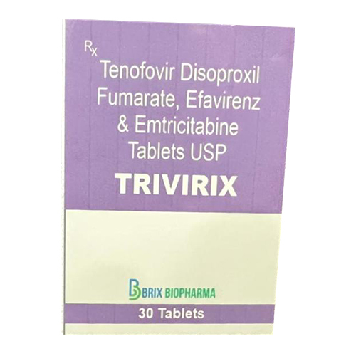 Trivirix Tenofovir Disoproxil Fumarate Efavirenz And Emtricitabine Tablets USP