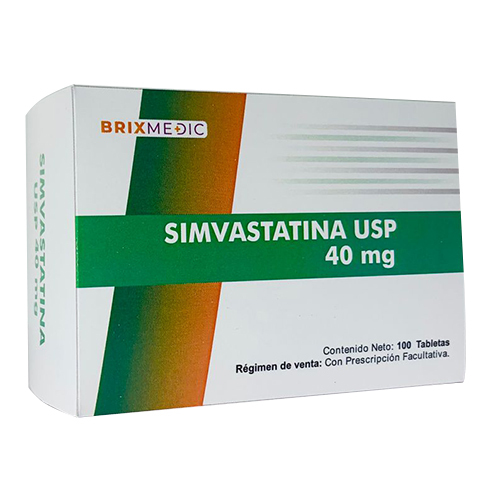 Simvastatina USP Tablets 40mg 