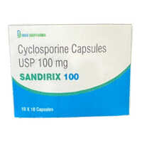 Sandirix 100mg Cyclosporine Capsules Usp General Medicines