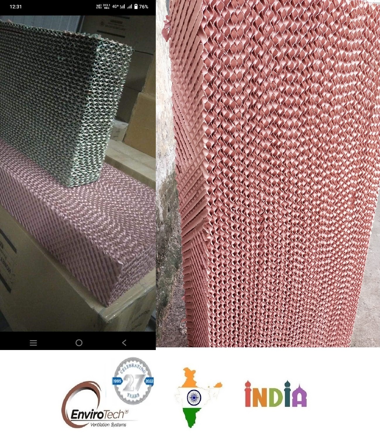 Evaporative Cooling Pad Wholesaler In Sikar Rajasthan