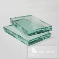 15mm 19mm super thick low-iron and Clear Float Glass