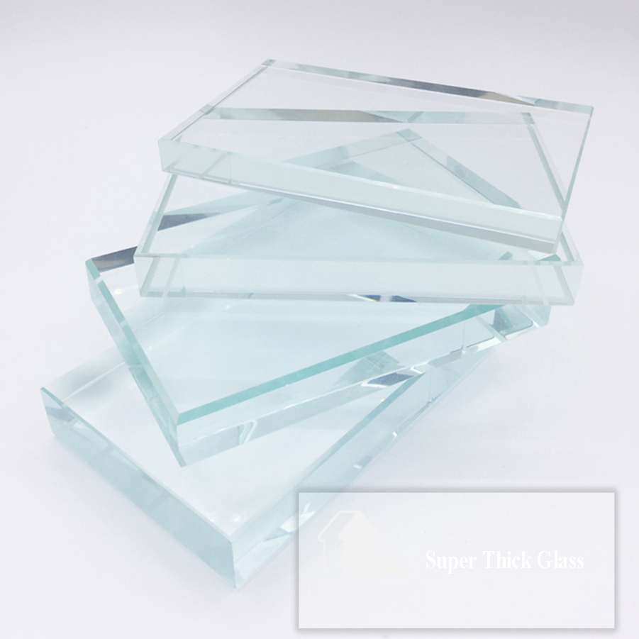 15mm 19mm super thick low-iron and Clear Float Glass