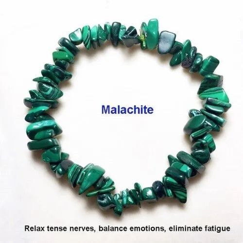 Malachite Chips Bracelet