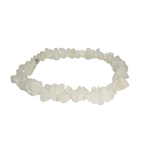 White Moonstone Chips Bracelet