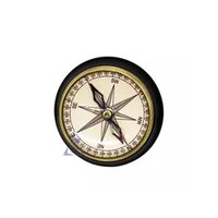 Handmade Collectible Maritime Wooden Base Compass Pocket Compass Desk Compass